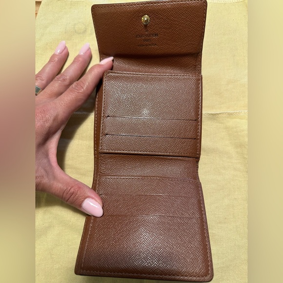 Louis Vuitton Brown Monogram Trifold Wallet - Picture 3 of 12
